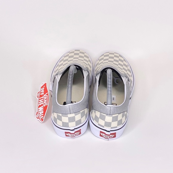 New Vans Silver Checkered slip on - Picture 4 of 5